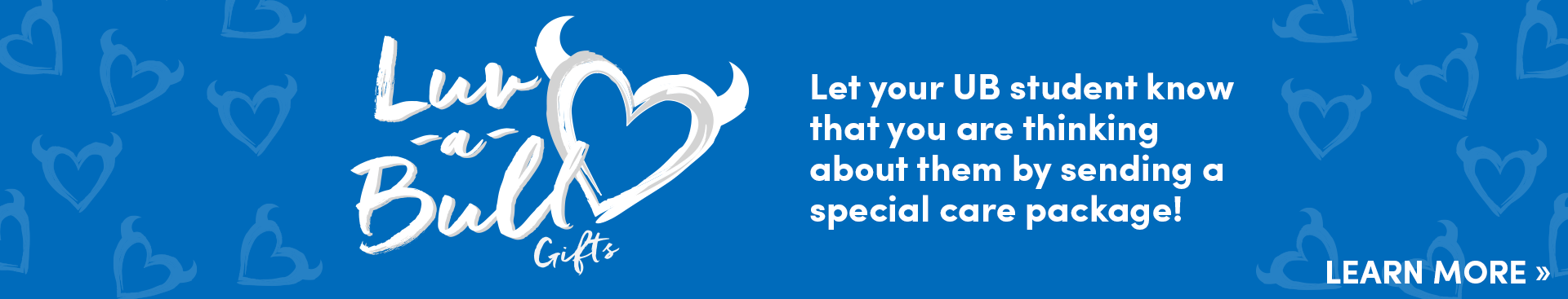 Let your student know you are thinking about them by sending a special care package with Luv-a-Bull Gifts! Learn more