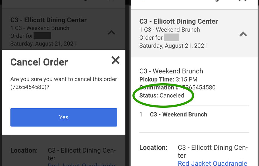 Cancel Order