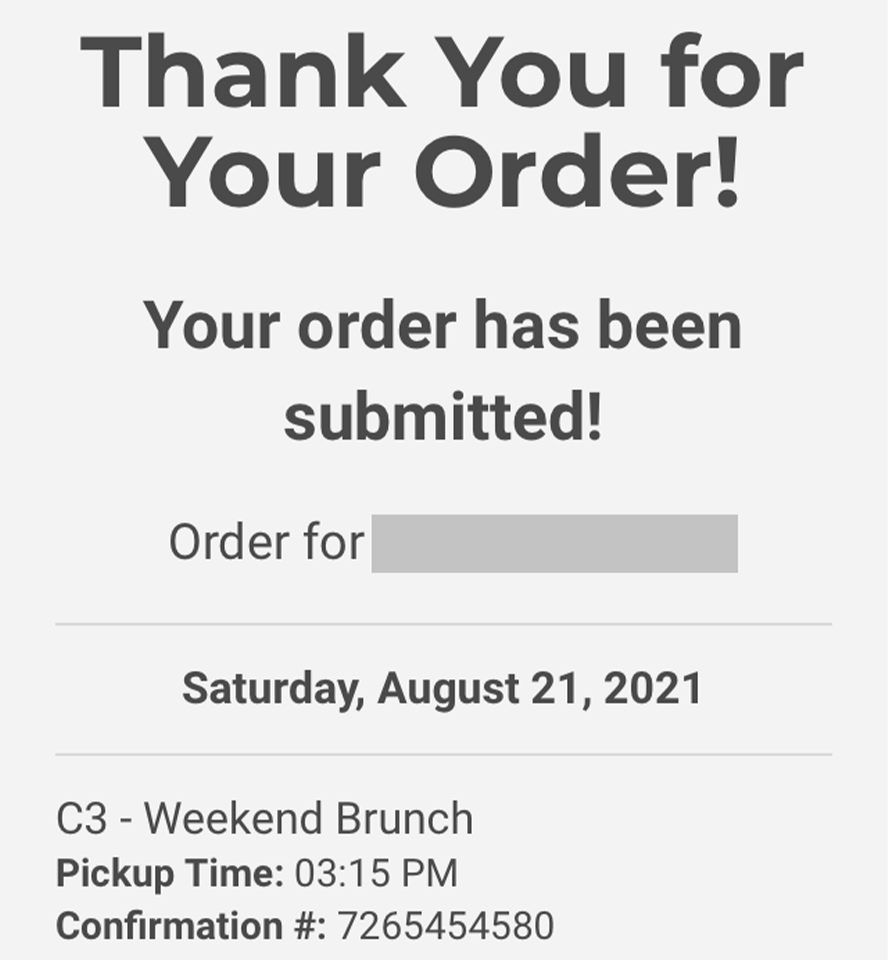 Order Complete