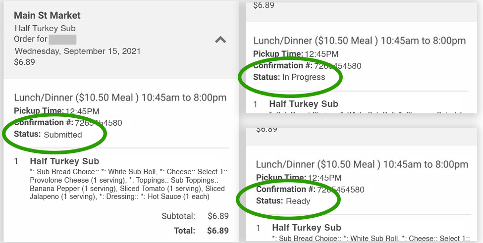Order Status