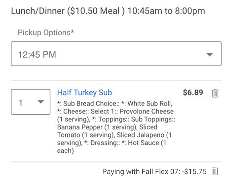 Order Summary